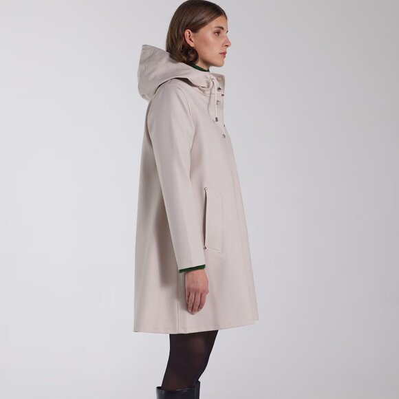 Stutterheim Moseback Raincoat XXS Cream - Picture 3 of 13